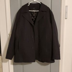 Wool blend pea coat